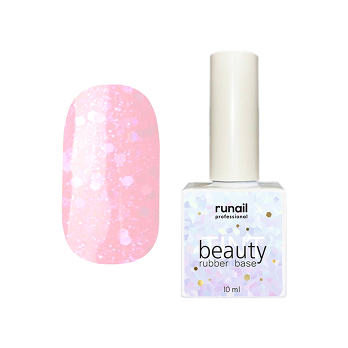 

Каучуковая цветная база beautyTINT (glitter mix), 10 мл №6769