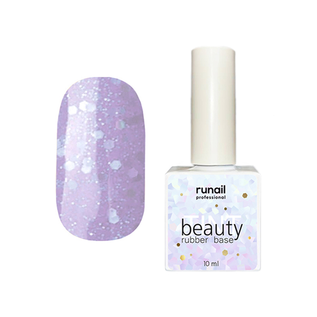 

Каучуковая цветная база beautyTINT (glitter mix), 10 мл №6775