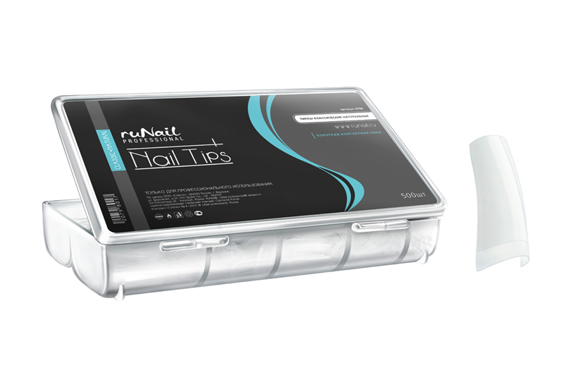 

Типсы (классические, натуральные, короткая контактная зона), 500 шт №0798