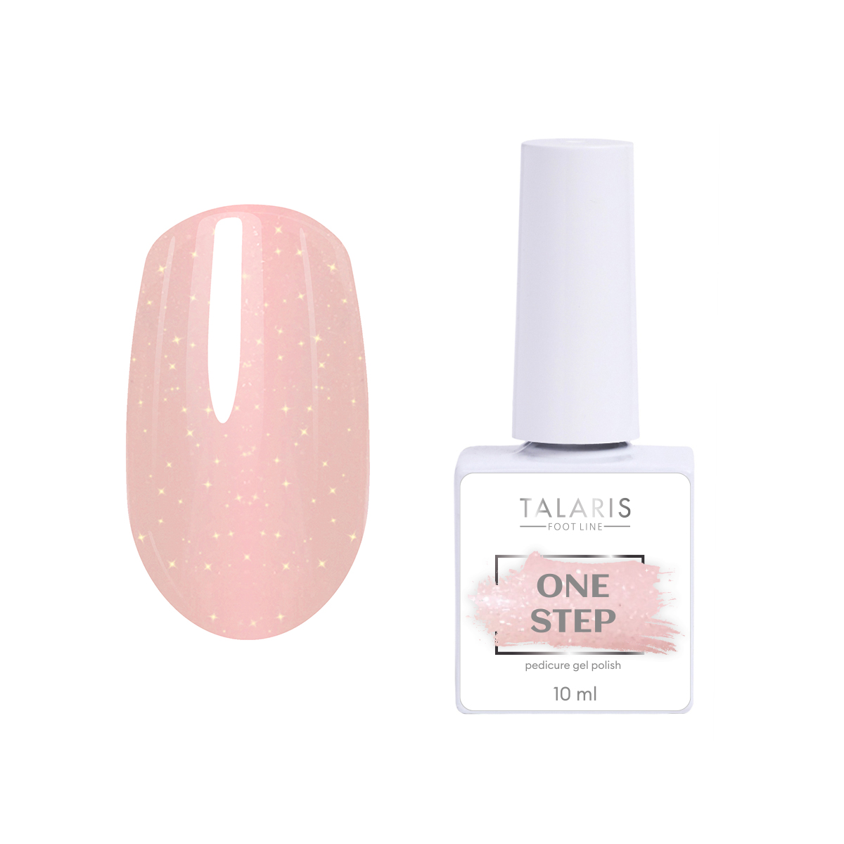 

Гель-лак однофазный ONE STEP Pedicure gel polish,10мл №7191