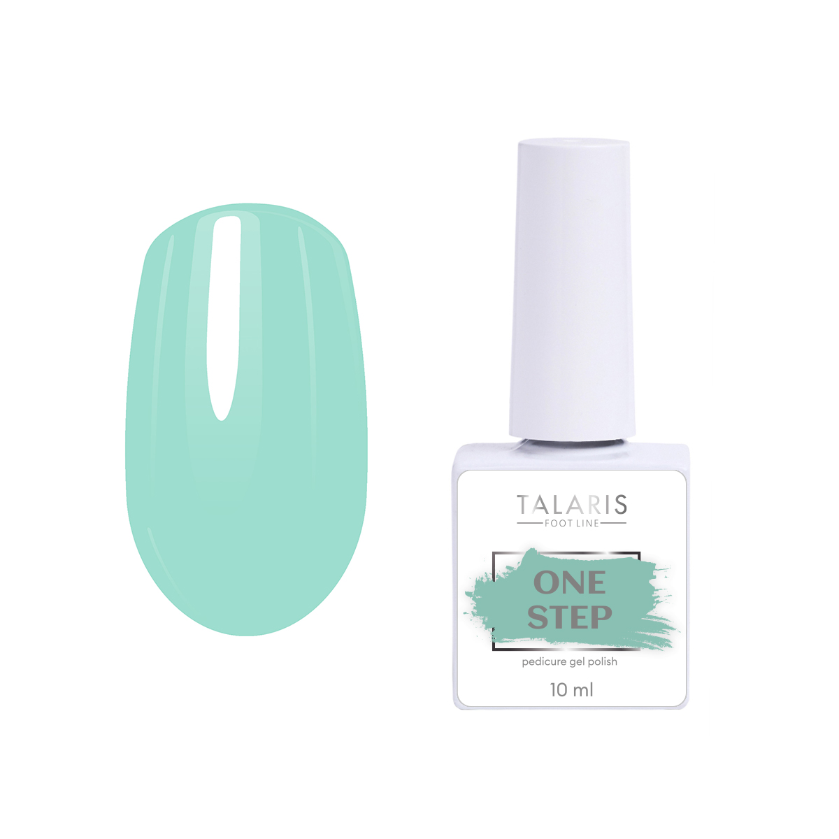 

Гель-лак однофазный ONE STEP Pedicure gel polish,10мл №7204