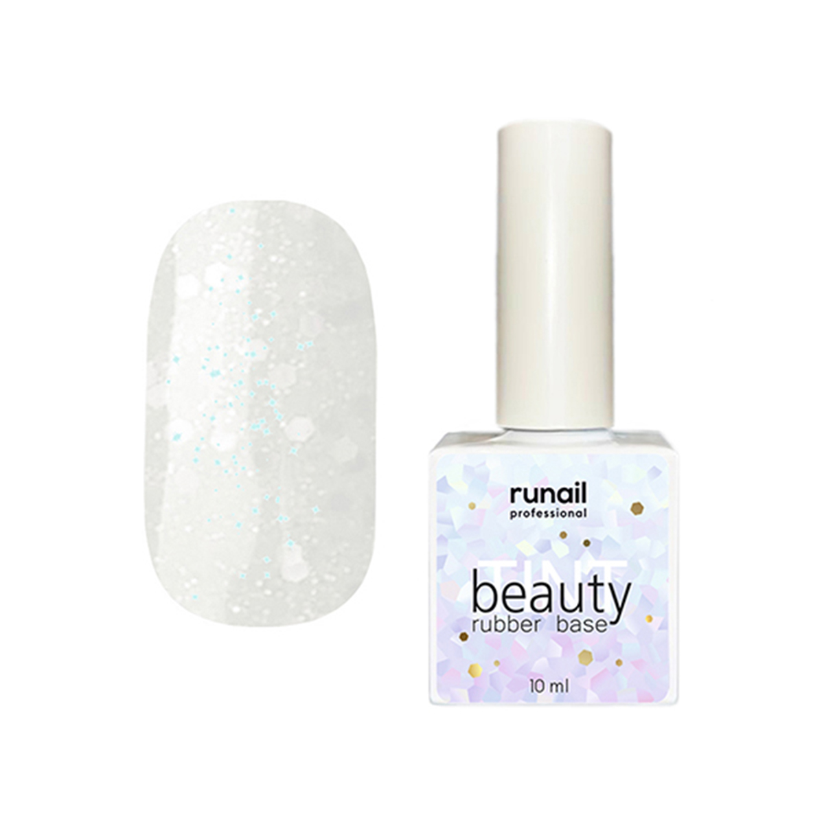 

Каучуковая цветная база beautyTINT (glitter mix), 10 мл №6773