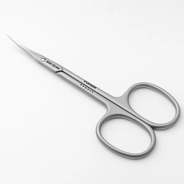 Ножницы для кутикулы Runail Expert, матовые 100/19 мм №600