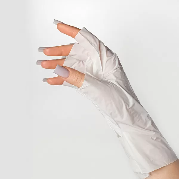 Маска-перчатки для кожи рук Runail Expert с овсяными пептидами, 1 пара №708