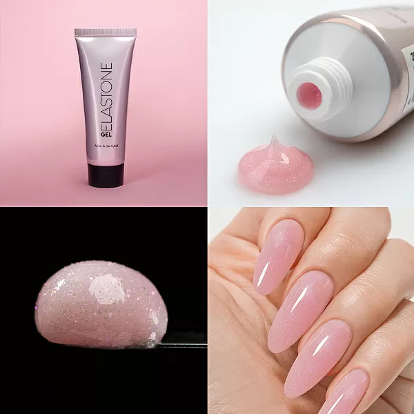 Набор Гибрид акрила и геля ELASTONE GEL 2 оттенка (№3943, №6060) по 18 мл №1291М