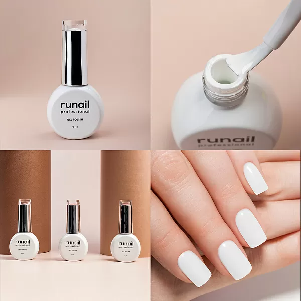 Набор гель-лаков "runail GEL POLISH" 2 оттенка (№7880, №8940) по 9 мл, №9521