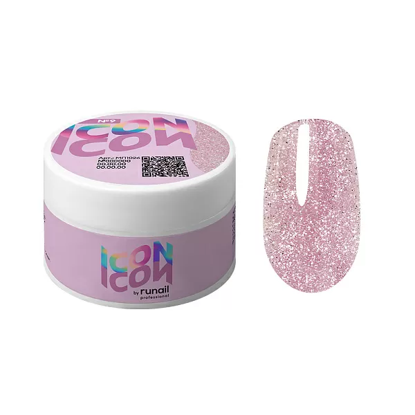 Моделирующий УФ-гель светоотражающий ICON, 15 г, тон №9