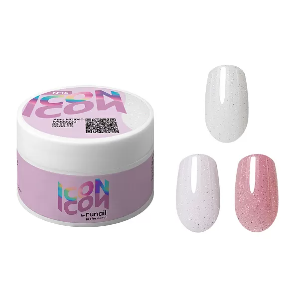 Набор моделирующих УФ-гелей OPAL ICON 3 оттенка (№15, №16, №17) по 15 г, №1216М