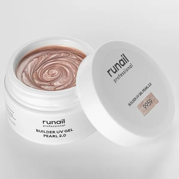 Моделирующий УФ-гель c жемчужным эффектом BUILDER UV GEL PEARL 2.0, 15г №9959