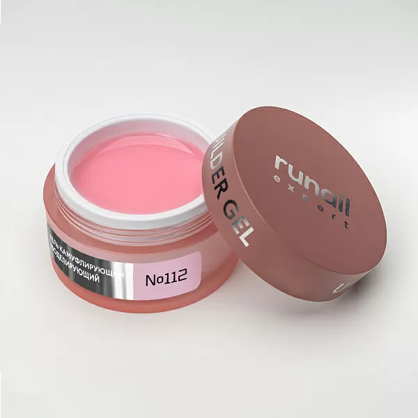 Гель моделирующий UV BUILDER GEL Runail Expert №112, 50г банка