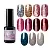 Набор гель-лаков ICON 11 оттенков по 5 мл с блестками, №1087М