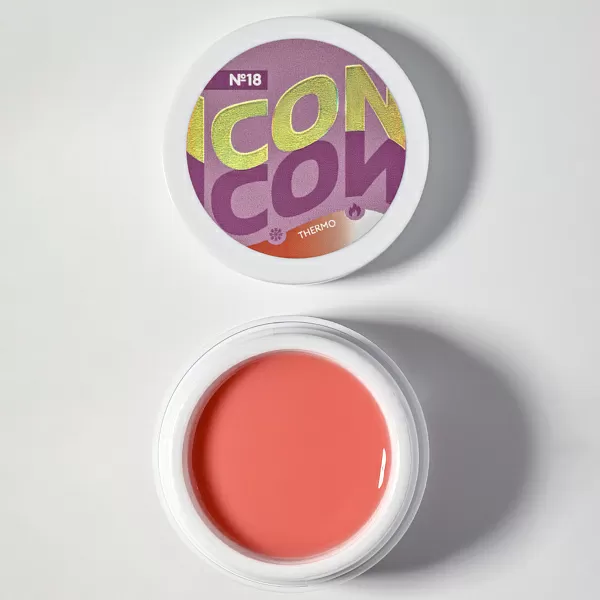 Моделирующий УФ-гель THERMO ICON, 15 г, тон №18