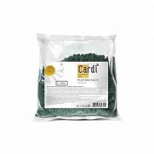 Воск пленочный для депиляции в гранулах Cardi (аромат: "Азулен") 500г №2040