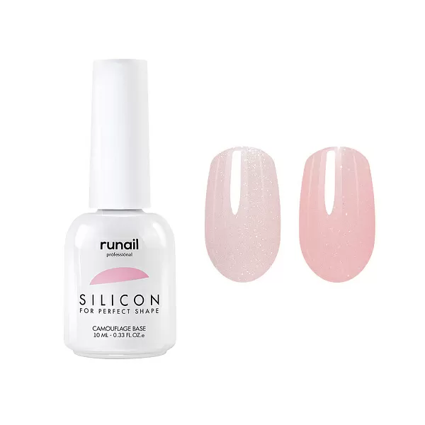 Набор силиконовых камуфлирующих баз для гель-лака 2 оттенка (№6041, №6048) по 10 мл №1045М