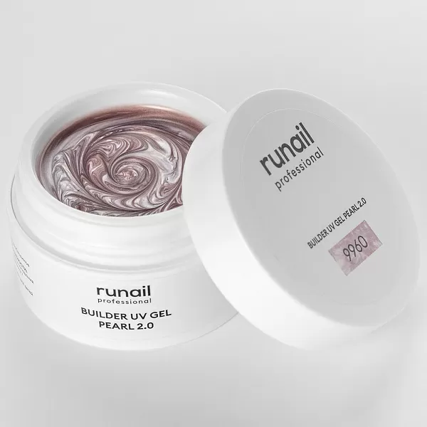 Моделирующий УФ-гель c жемчужным эффектом BUILDER UV GEL PEARL 2.0, 15г №9960