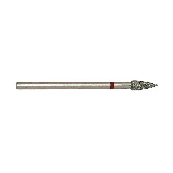 Фреза алмазная цилиндр, стрельчатый конец (пуля), диам.: 3,1 мм, абразив мелкий №6812