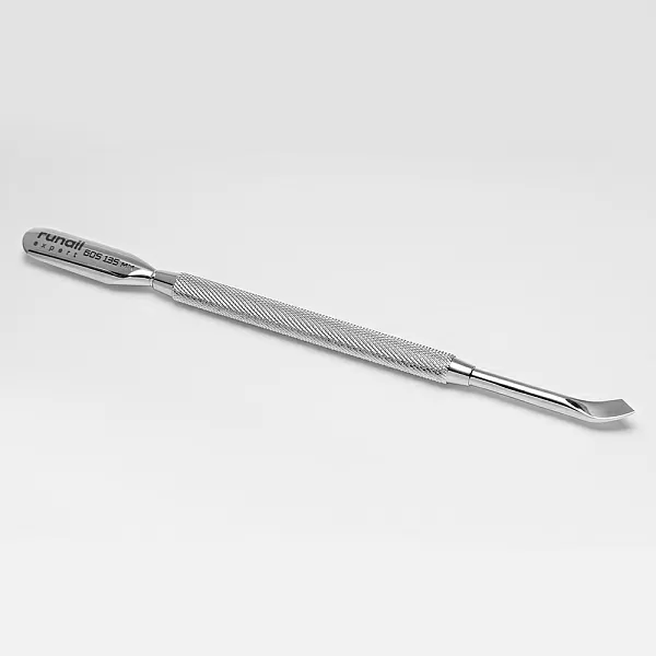 Пушер двухсторонний (лопатка и скребок) Runail Expert, 135 мм №605