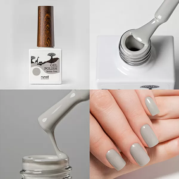 Набор гель-лаков Gel polish (hema free) 5 оттенков (№9883, №9884, №9886, №9890, №9891) по 10 мл, №1311М