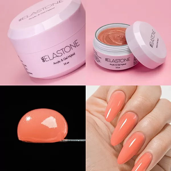 Набор Гибрид акрила и геля ELASTONE GEL 2 оттенка (№3949, №3951) по 15 мл №1295М