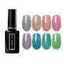 Набор светоотражающих гель-лаков Shimeria Holographic 8 оттенков (№9725, №9726, №9727, №9728, №9729, №9730, №9731, №9732) по 7 мл, №1208М