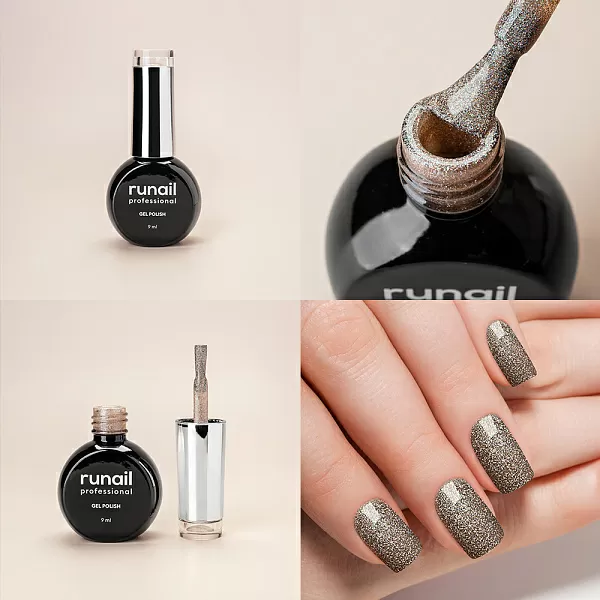 Набор гель-лаков "runail GEL POLISH" 6 оттенков (№9225, №9226, №9227, №9228, №9229, №9230) по 9 мл, №1263М