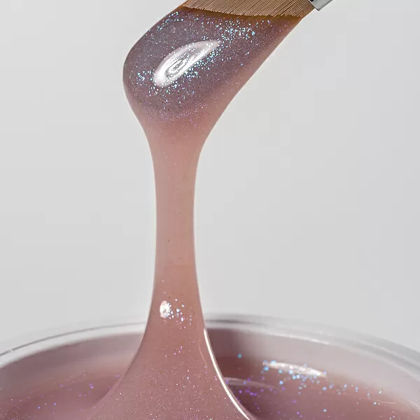 Гель моделирующий с шиммером UV BUILDER GEL Runail Expert №136, 15г банка