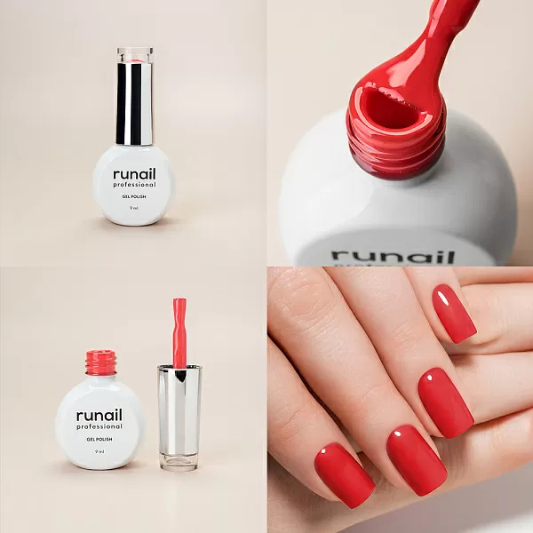 Набор гель-лаков "runail GEL POLISH" 5 оттенков (№8894, №9214, №9215, №9216, №9217) по 9 мл, №1267М