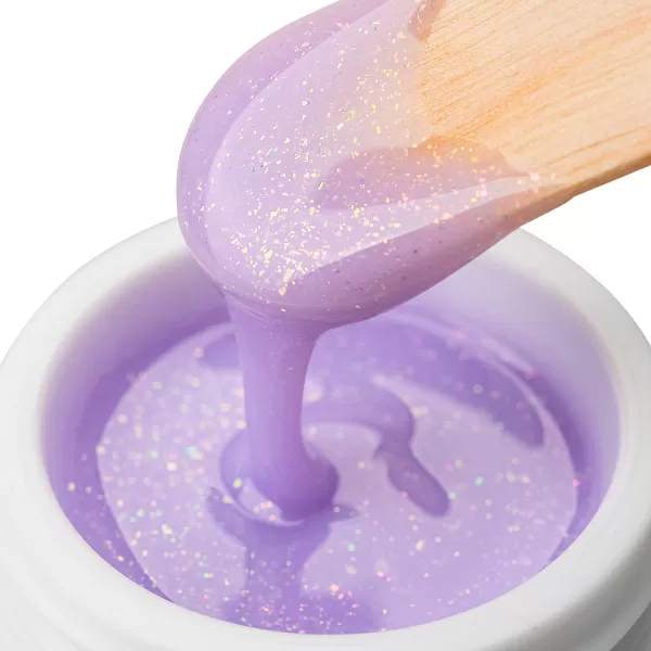 Моделирующий УФ-гель с хлопьями Юки BUILDER UV GEL YUKI, 15 г №8563