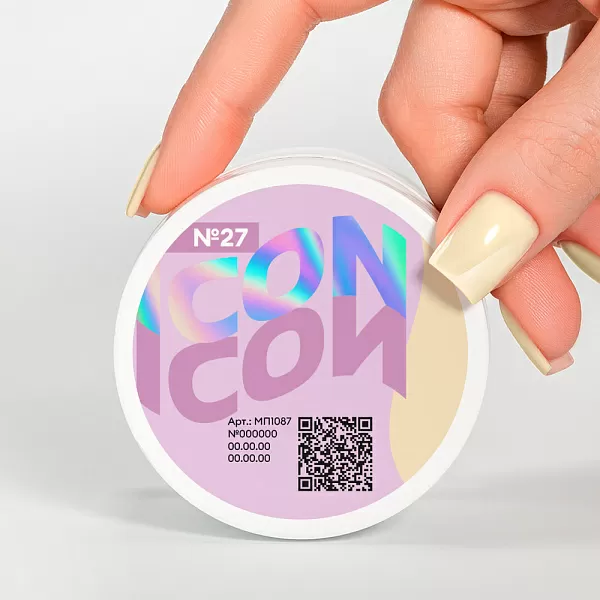 Набор моделирующих камуфлирующих УФ-гелей ICON 3 оттенка (№3, №14, №27) по 15 г, №1317М