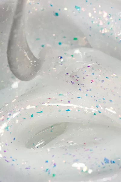 Набор моделирующих УФ-гелей с хлопьями Юки BUILDER UV GEL YUKI 3 оттенка (№8559, №8562, №8563) по 15 г, №9514