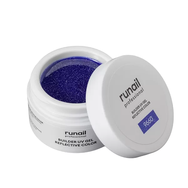 Набор моделирующих светоотражающих УФ-гелей BUILDER UV GEL REFLECTIVE COLOR 3 оттенка (№9656, №9657, №9660) по 15 г, №1301М