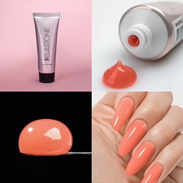 Набор Гибрид акрила и геля ELASTONE GEL 2 оттенка (№3943, №6060) по 18 мл №1291М