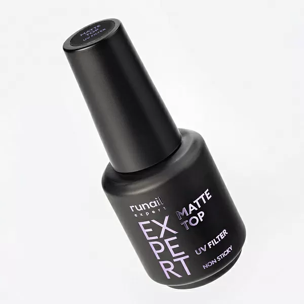 Топ матовый с УФ-фильтром Top Matte Non Sticky Runail Expert №152, 18мл флакон