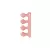 Разделители для пальцев ног (розовые, 9 мм) №0808