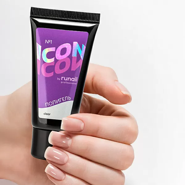 Полигель для наращивания ногтей ICON by Runail Professional, 30 г тон №1