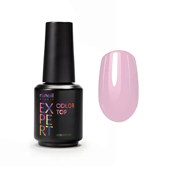 Топ цветной Top Color Non Sticky Runail Expert №156, 18мл флакон