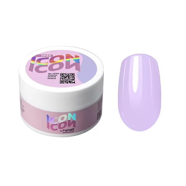 Моделирующий УФ-гель цветной ICON, 15 г, тон №33 №МП1115