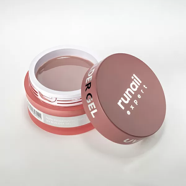 Гель моделирующий UV BUILDER GEL Runail Expert №166, 50г банка