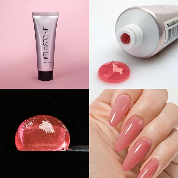Набор Гибрид акрила и геля ELASTONE GEL 2 оттенка (№3941, №6062) по 18 мл №1289М