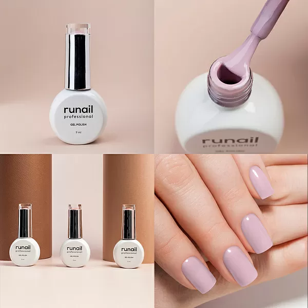 Набор гель-лаков "runail GEL POLISH" 5 оттенков (№7885, №7886, №7908, №8873, №8889) по 9 мл, №1123М