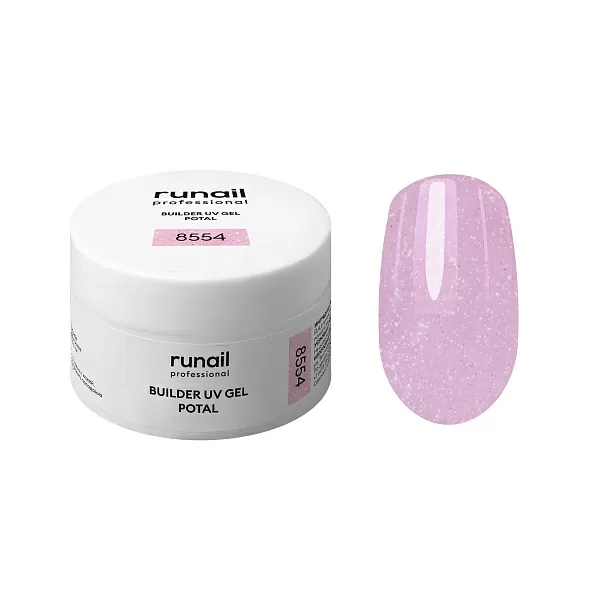 Моделирующий УФ-гель с поталью BUILDER UV GEL POTAL, 15 г №8554