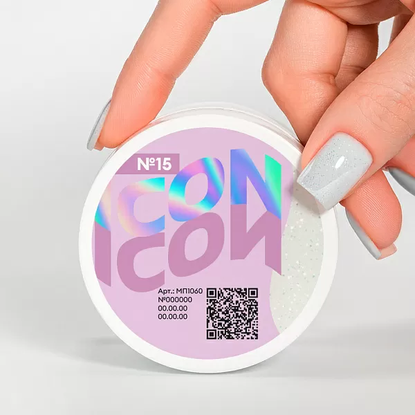 Набор моделирующих УФ-гелей OPAL ICON 3 оттенка (№15, №16, №17) по 15 г, №1216М