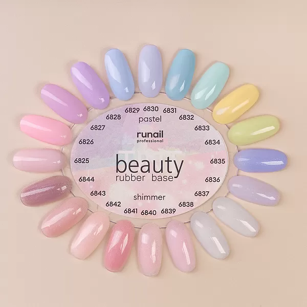 Каучуковая цветная база beautyTINT, 10 мл (pastel) №6829