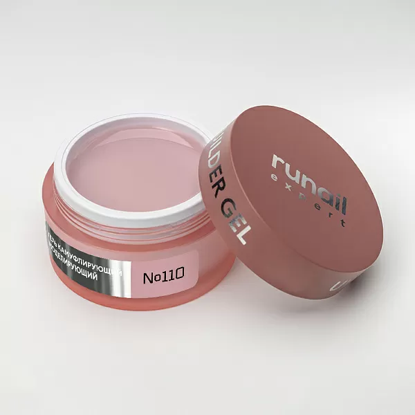 Гель моделирующий UV BUILDER GEL Runail Expert №110, 50г банка