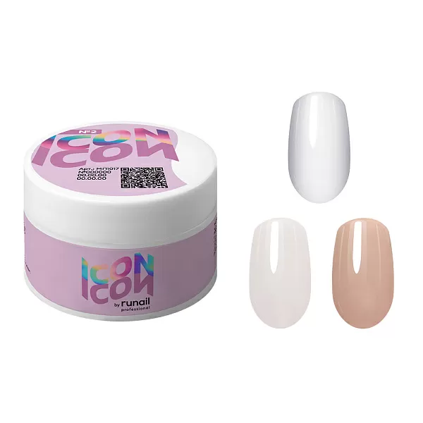 Набор моделирующих УФ-гелей ICON 3 оттенка (№1, №2, №13) по 15 г, №1315М