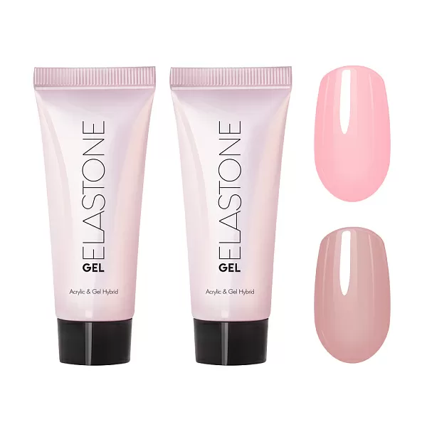 Набор Гибрид акрила и геля ELASTONE GEL 2 оттенка (№3940, №3944) по 18 мл №1286М