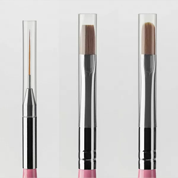 Набор кистей ICON для маникюра 3шт, синтетика №МП1024