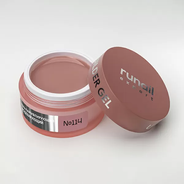 Гель моделирующий UV BUILDER GEL Runail Expert №114, 50г банка