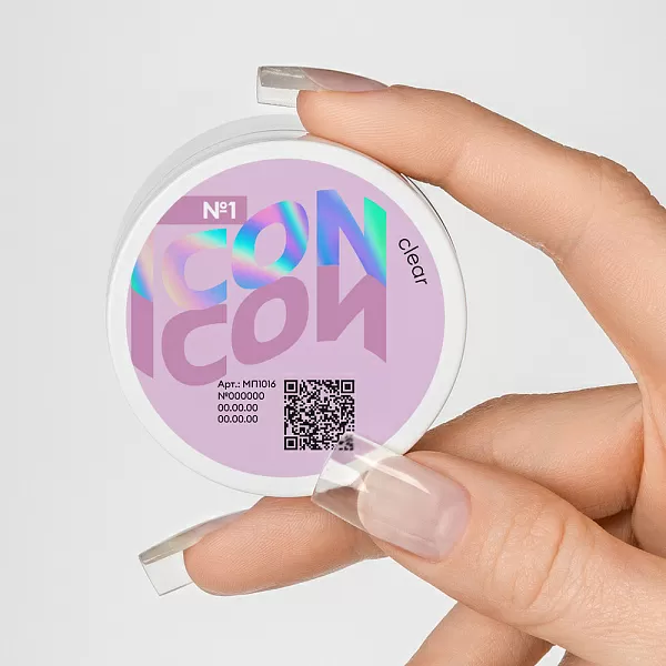 Набор моделирующих УФ-гелей ICON 3 оттенка (№1, №2, №13) по 15 г, №1315М