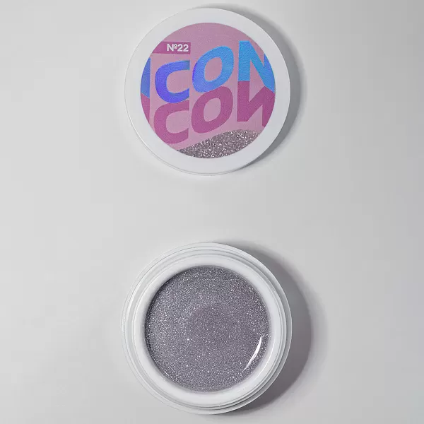 Моделирующий УФ-гель светоотражающий ICON, 15 г, тон №22